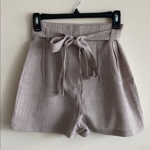 Nasty Gal trouser style paperbag shorts